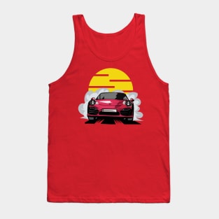 Red Porsche Tank Top